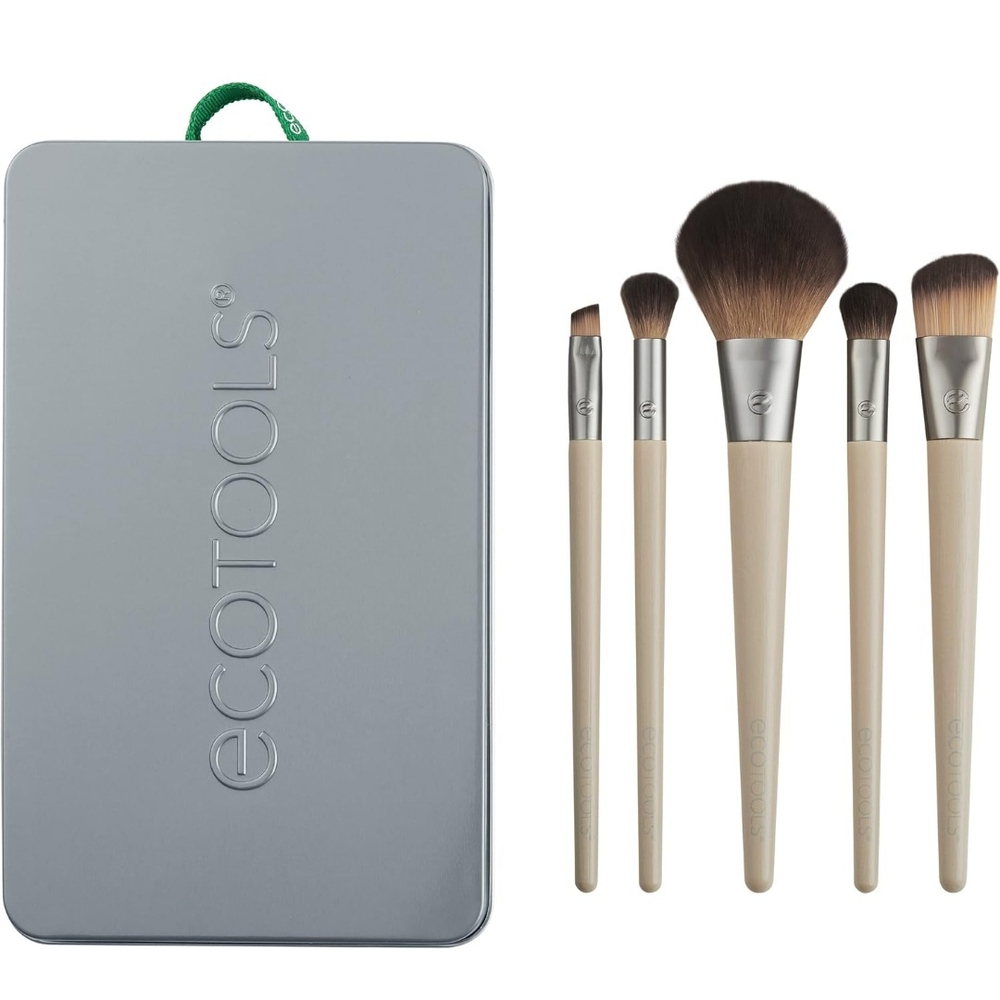 EcoTools Start The Day Beautifully Brush Set 5 Makeup Brushes Set  Sealed